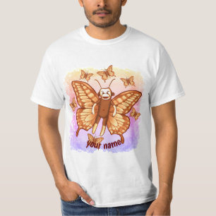 Sock Monkey Butterfly T - Shirt