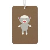 Sock Monkey Car Air Freshener Autolufterfrischer (Rückseite)