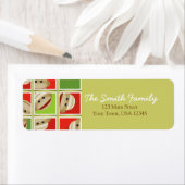 Sock Monkey Christmas Blocks Rücksendeadresse (Insitu)