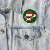 Sock Monkey Christmas Button (Beispiel)