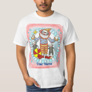 Sock Monkey Clown-T - Shirt