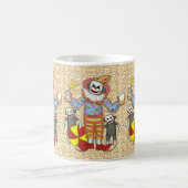 Sock Monkey Clown Tasse (Mittel)