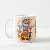 Sock Monkey Clown Tassen (Links)