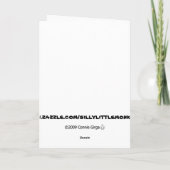 Sock Monkey Daddy 01 Karte (Rückseite)