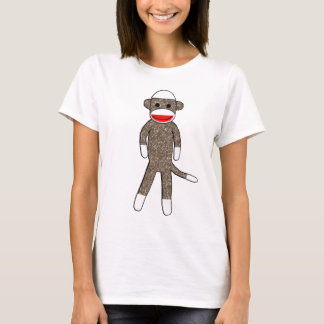 Sock Monkey Damen Baby Puppe passend T-Shirt