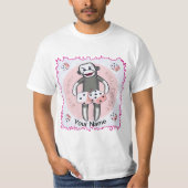Sock Monkey Dice T-Shirt (Vorderseite)