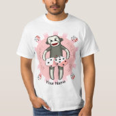 Sock Monkey Dice T-Shirt (Vorderseite)