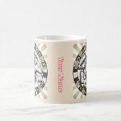 Sock Monkey Domino Legende Kaffeetasse (Mittel)