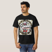 Sock Monkey Domino Legende T-Shirt (Vorne ganz)