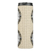 Sock Monkey Domino Master Tumbler Thermosbecher (Rückseite)