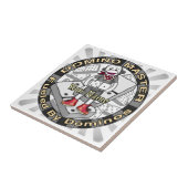 Sock Monkey Domino Meister Fliese (Seite)