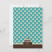 Sock Monkey Einladung-Turning ein! Einladung (Rückseite)