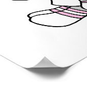 Sock Monkey ER Nurse T - Shirt und Geschenke Poster (Ecke)