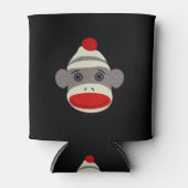 Sock Monkey Face Dosenkühler (Vorderseite)