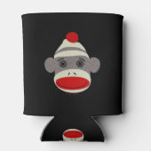 Sock Monkey Face Dosenkühler (Rückseite)