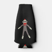 Sock Monkey Face Flaschenkühler (Vorderseite)