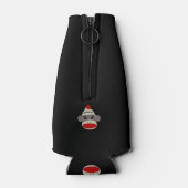 Sock Monkey Face Flaschenkühler (Rückseite)