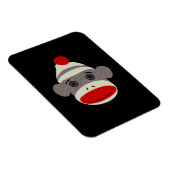 Sock Monkey Face Magnet (Rechte Seite)