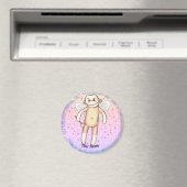 Sock Monkey Fee Magnet (In Situ (Geschirrspüler))