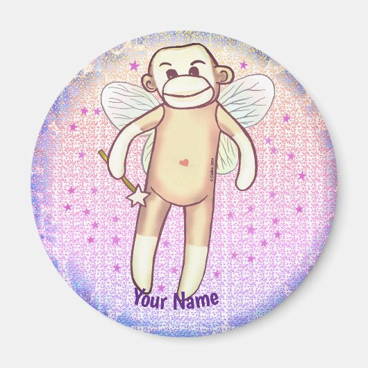 Sock Monkey Fee Magnet (Vorne)
