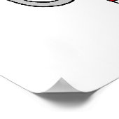 Sock Monkey Football T Shirts und Geschenke Poster (Ecke)