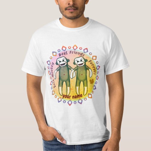 Sock Monkey Friends T-Shirt (Vorderseite)