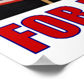 Sock Monkey für Präsident Poster (Ecke)