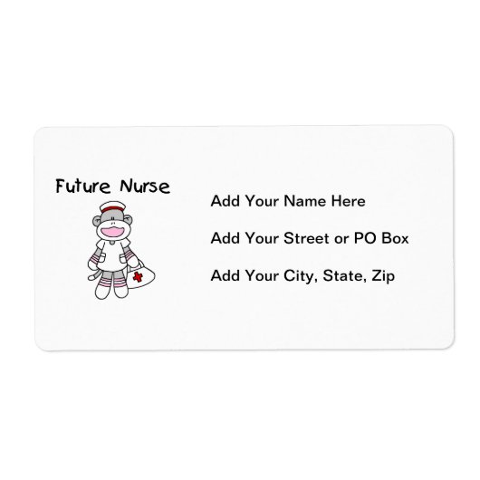 Sock Monkey Future Krankenpflege T - Shirt und Ges (Vorne)