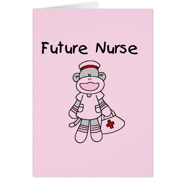 Sock Monkey Future Krankenpflege T - Shirt und Ges (Vorne)