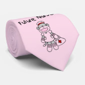 Sock Monkey Future Krankenpflege T - Shirt und Ges Krawatte (Gerollt)