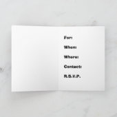 Sock Monkey Geburtstagsparty Einladung (Innenseite)