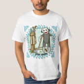 Sock Monkey Golf T - Shirt (Vorderseite)