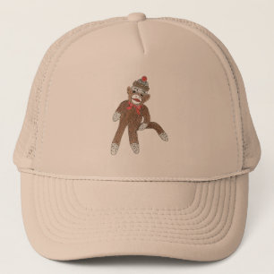 Sock Monkey Hat Truckerkappe