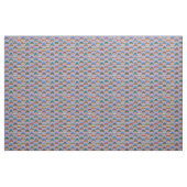 Sock Monkey Heads mit Deckel auf Blue Fabric Stoff (Fat Quarter (45,7 x 55,9 cm))