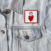 Sock Monkey I Liebe Pflege T - Shirt und Geschenke Button (Beispiel)