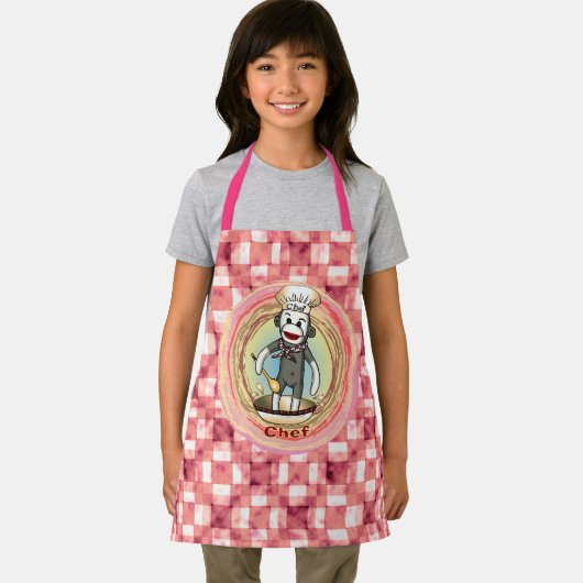 Sock Monkey Koch Schürze (Insitu)