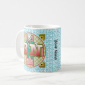Sock Monkey Krankenpflegerin Kaffeetasse (Vorderseite Links)