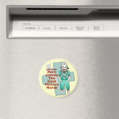 Sock Monkey Krankenschwester Magnet (In Situ (Geschirrspüler))
