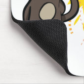Sock Monkey-Liebe Mousepad (Ecke)