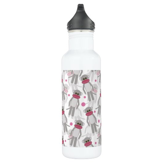 Sock Monkey Madness Edelstahlflasche (Rechts)