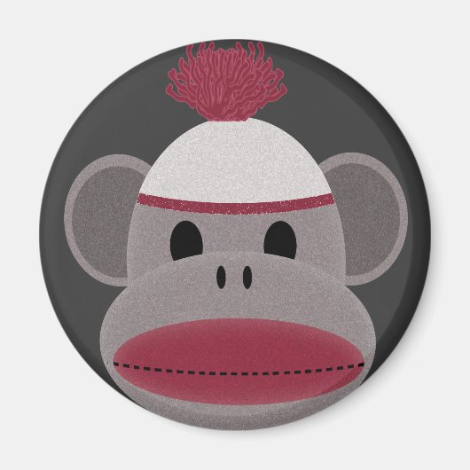 Sock Monkey Magnet (Vorne)
