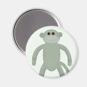 Sock Monkey Magnet (Vorderseite/Rückseite)