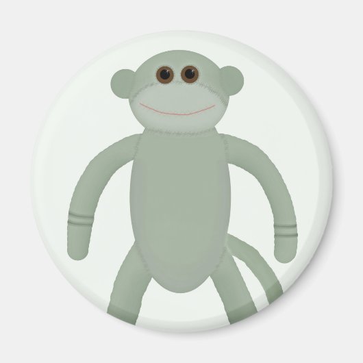 Sock Monkey Magnet (Vorne)