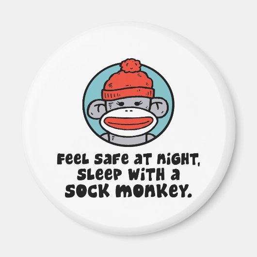 Sock Monkey Magnet (Vorne)