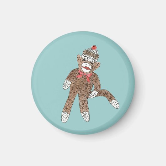 Sock Monkey Magnet (Vorne)