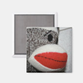 Sock Monkey Magnet (Vorderseite/Rückseite)