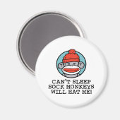 Sock Monkey Magnet (Vorderseite/Rückseite)