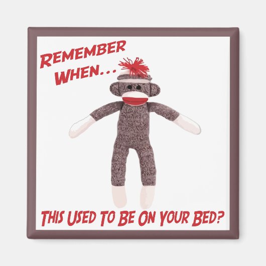 Sock Monkey Magnet (Vorne)