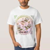 Sock Monkey Martini T-Shirt (Vorderseite)