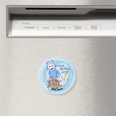 Sock Monkey Matrose Magnet (In Situ (Geschirrspüler))